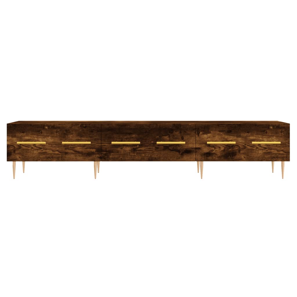 Tv-meubel 150x36x30 cm bewerkt hout gerookt eikenkleurig is nu te koop bij PeponiXL, paradijselijk wonen!