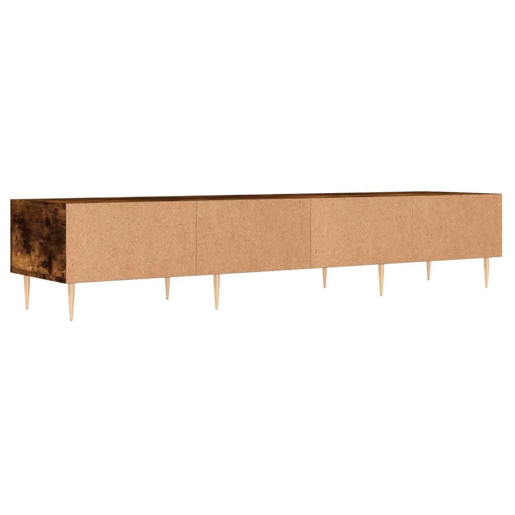 Tv-meubel 150x36x30 cm bewerkt hout gerookt eikenkleurig is nu te koop bij PeponiXL, paradijselijk wonen!