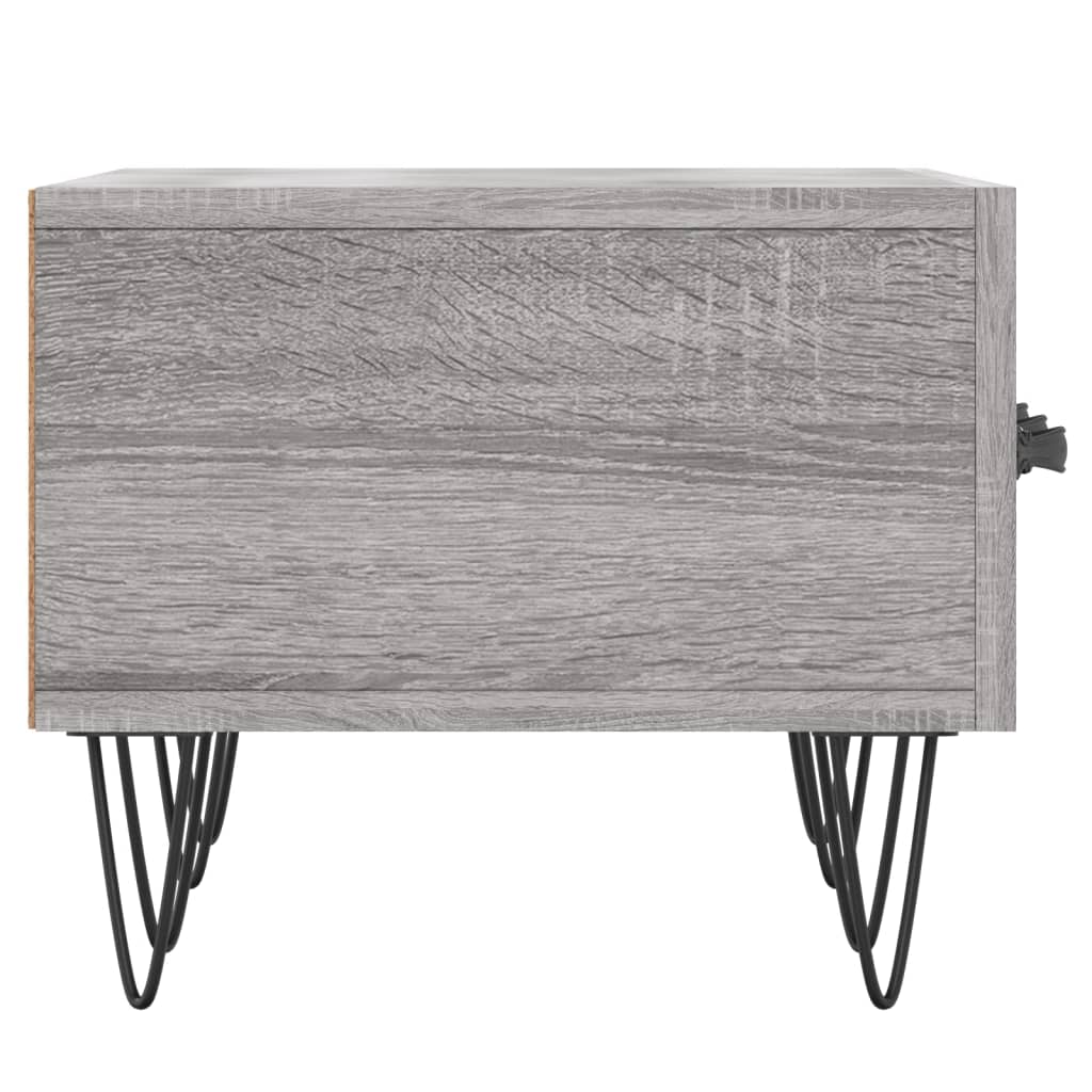 Tv-meubel 150x36x30 cm bewerkt hout grijs sonoma eikenkleurig is nu te koop bij PeponiXL, paradijselijk wonen!
