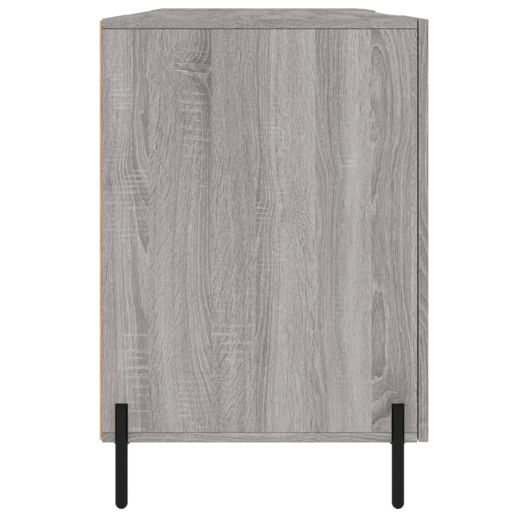 Bureau 140x50x75 cm bewerkt hout grijs sonoma eikenkleurig is nu te koop bij PeponiXL, paradijselijk wonen!
