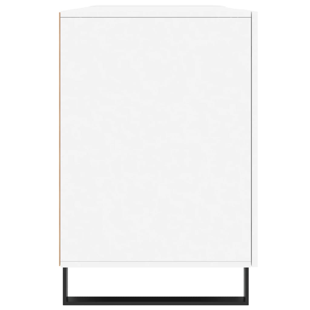 Bureau 140x50x75 cm bewerkt hout wit is nu te koop bij PeponiXL, paradijselijk wonen!