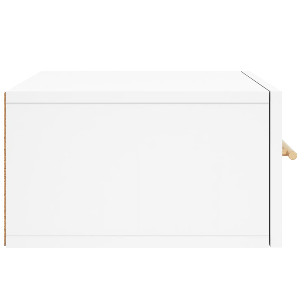 Nachtkastjes 2 st wandgemonteerd 35x35x20 cm wit is nu te koop bij PeponiXL, paradijselijk wonen!