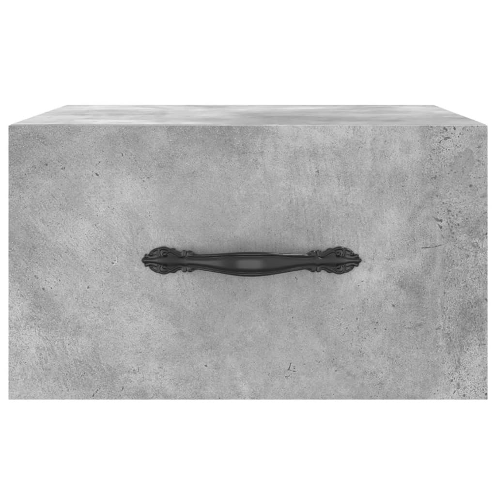 Nachtkastjes 2 st wandgemonteerd 35x35x20 cm betongrijs is nu te koop bij PeponiXL, paradijselijk wonen!