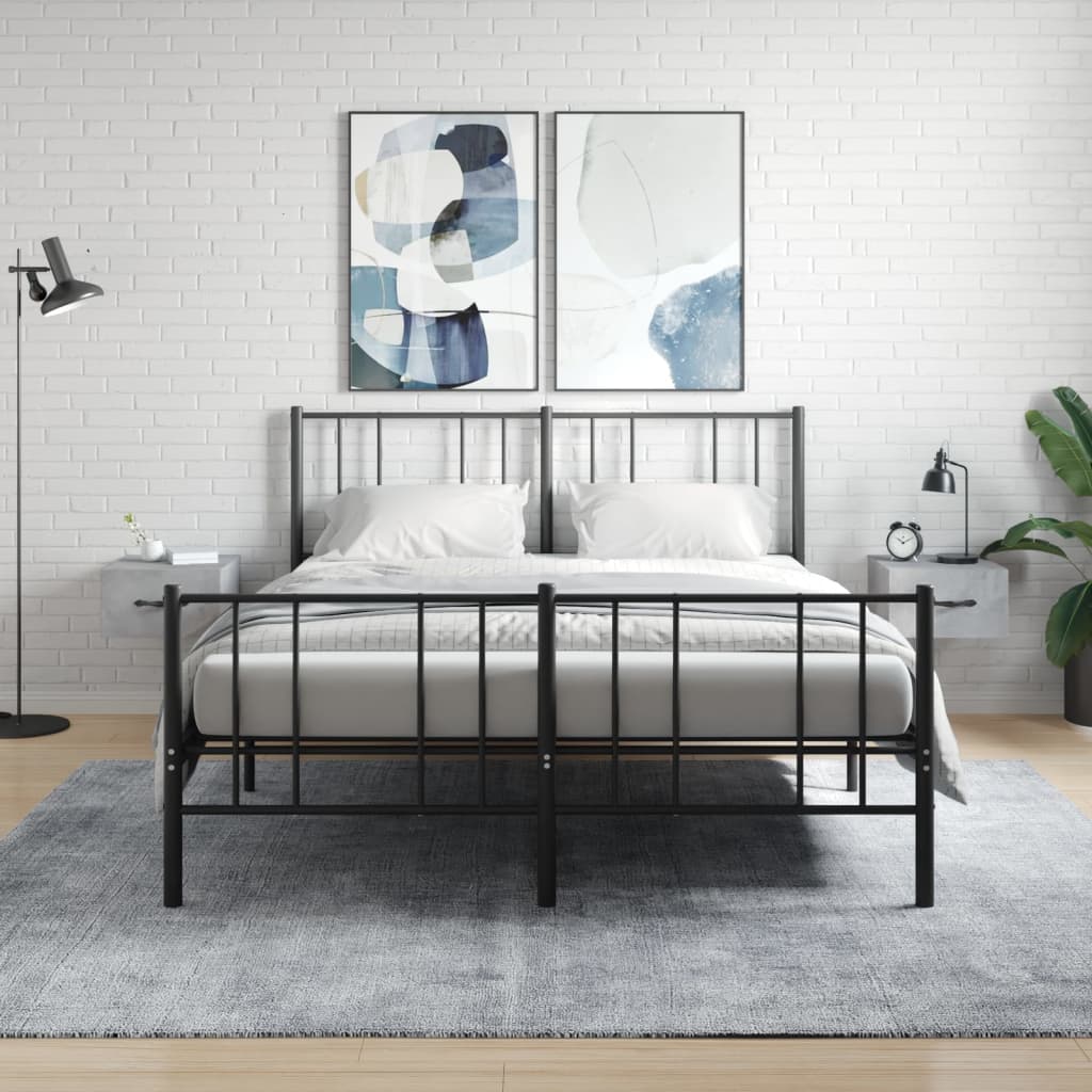 Nachtkastjes 2 st wandgemonteerd 35x35x20 cm betongrijs is nu te koop bij PeponiXL, paradijselijk wonen!