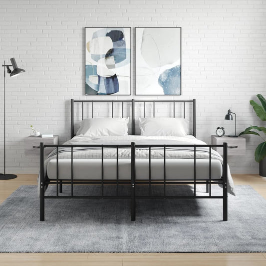 Nachtkastjes 2 st wandgemonteerd 35x35x20 cm grijs sonoma eiken is nu te koop bij PeponiXL, paradijselijk wonen!