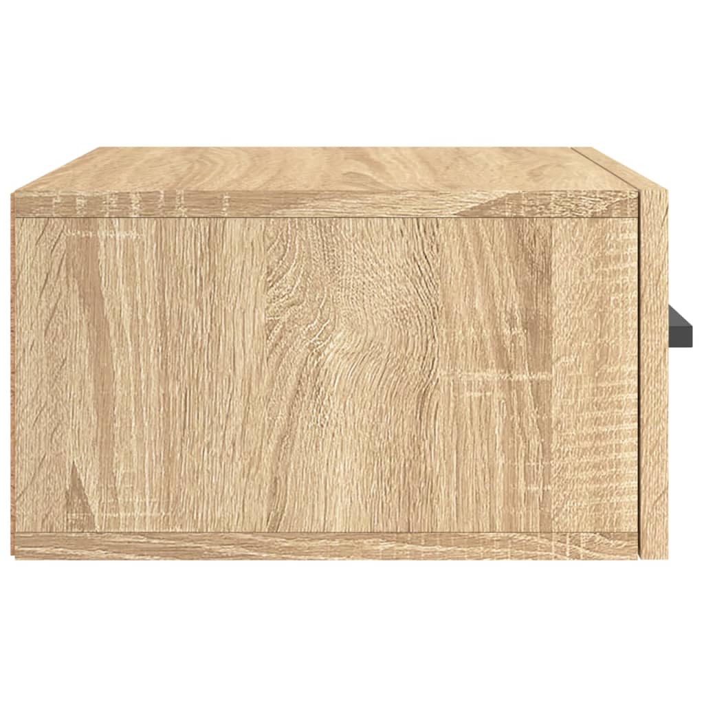 Nachtkastjes 2 st wandgemonteerd 35x35x20 cm sonoma eikenkleur is nu te koop bij PeponiXL, paradijselijk wonen!