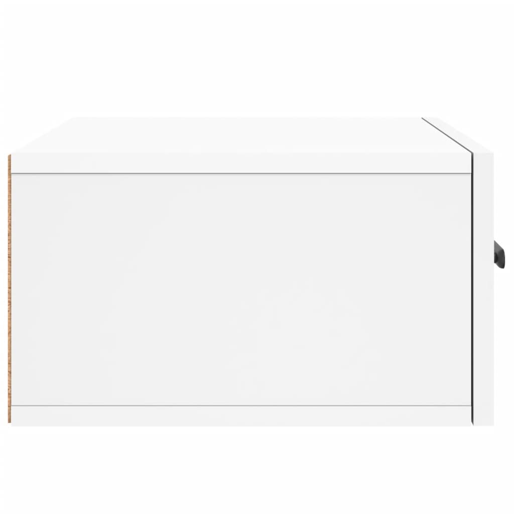Nachtkastjes 2 st wandgemonteerd 35x35x20 cm wit is nu te koop bij PeponiXL, paradijselijk wonen!