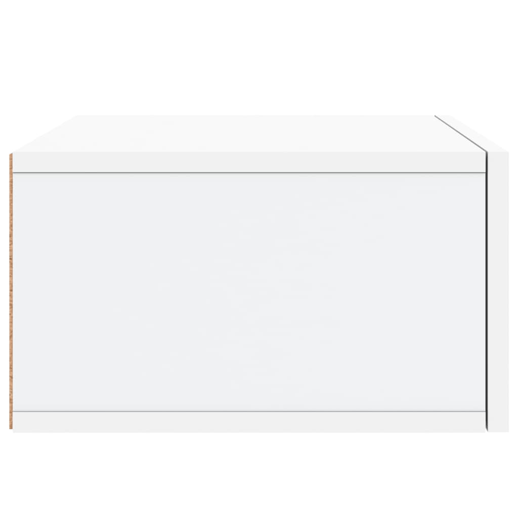 Nachtkastjes 2 st wandgemonteerd 35x35x20 cm wit is nu te koop bij PeponiXL, paradijselijk wonen!