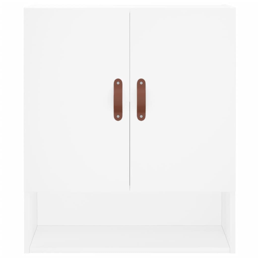 Wandkast 60x31x70 cm bewerkt hout wit is nu te koop bij PeponiXL, paradijselijk wonen!