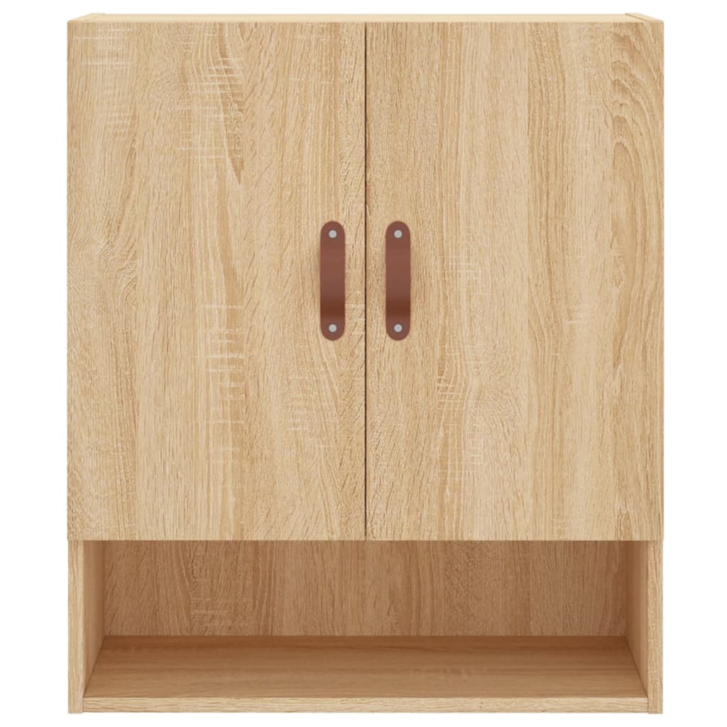 Wandkast 60x31x70 cm bewerkt hout sonoma eikenkleurig is nu te koop bij PeponiXL, paradijselijk wonen!