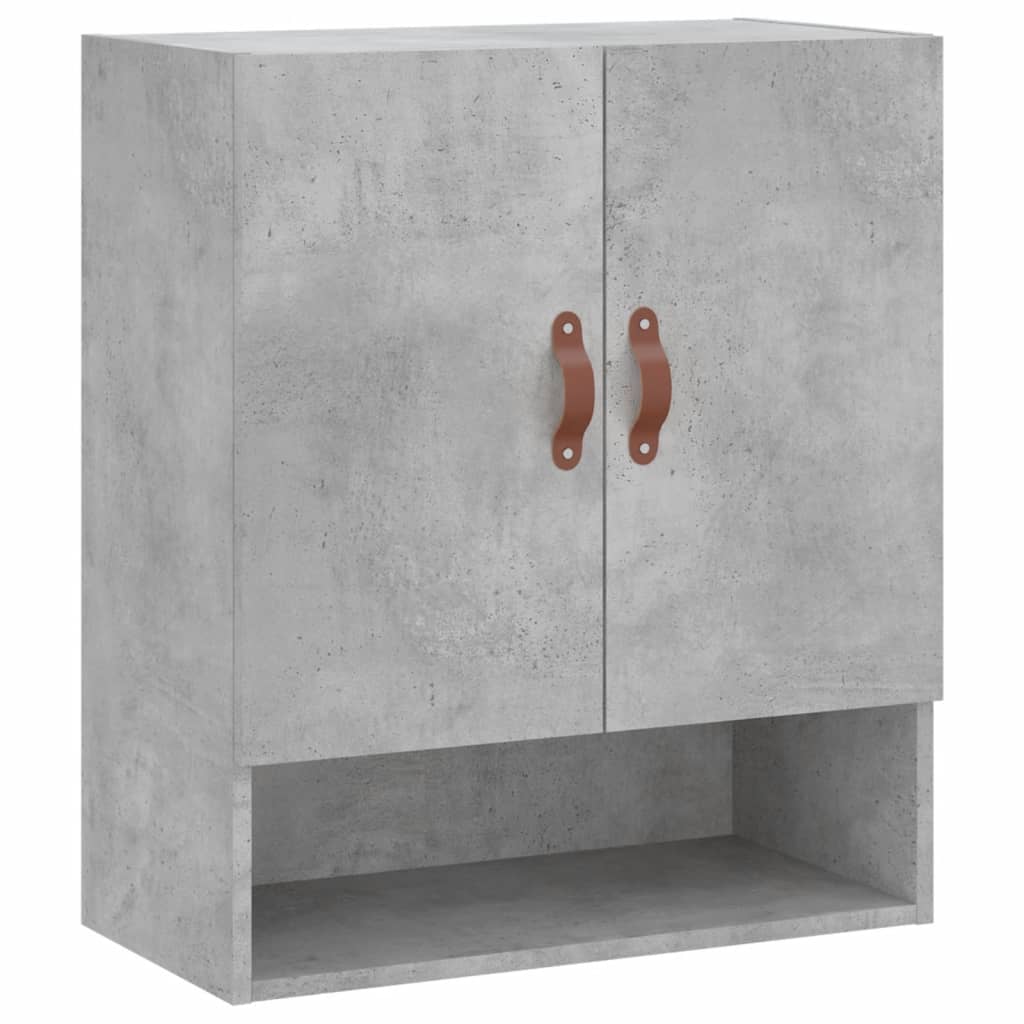 Wandkast 60x31x70 cm bewerkt hout betongrijs is nu te koop bij PeponiXL, paradijselijk wonen!