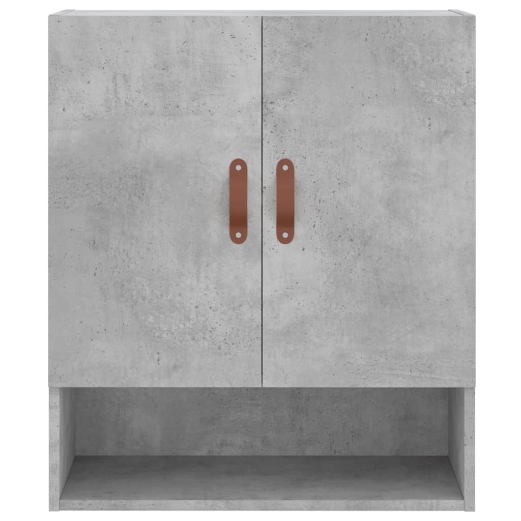 Wandkast 60x31x70 cm bewerkt hout betongrijs is nu te koop bij PeponiXL, paradijselijk wonen!