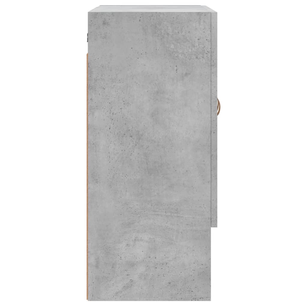 Wandkast 60x31x70 cm bewerkt hout betongrijs is nu te koop bij PeponiXL, paradijselijk wonen!
