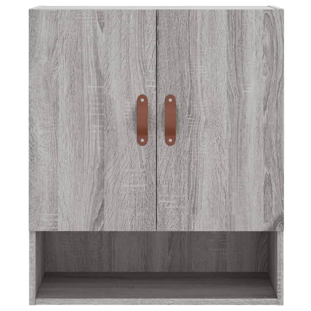 Wandkast 60x31x70 cm bewerkt hout grijs sonoma eikenkleurig is nu te koop bij PeponiXL, paradijselijk wonen!