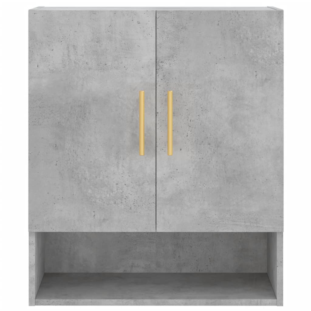 Wandkast 60x31x70 cm bewerkt hout betongrijs is nu te koop bij PeponiXL, paradijselijk wonen!