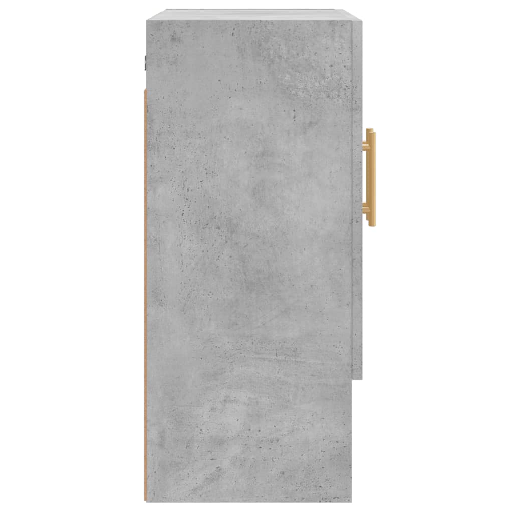 Wandkast 60x31x70 cm bewerkt hout betongrijs is nu te koop bij PeponiXL, paradijselijk wonen!