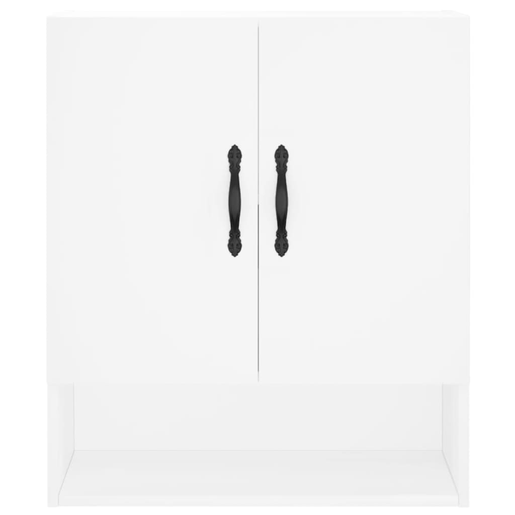 Wandkast 60x31x70 cm bewerkt hout wit is nu te koop bij PeponiXL, paradijselijk wonen!
