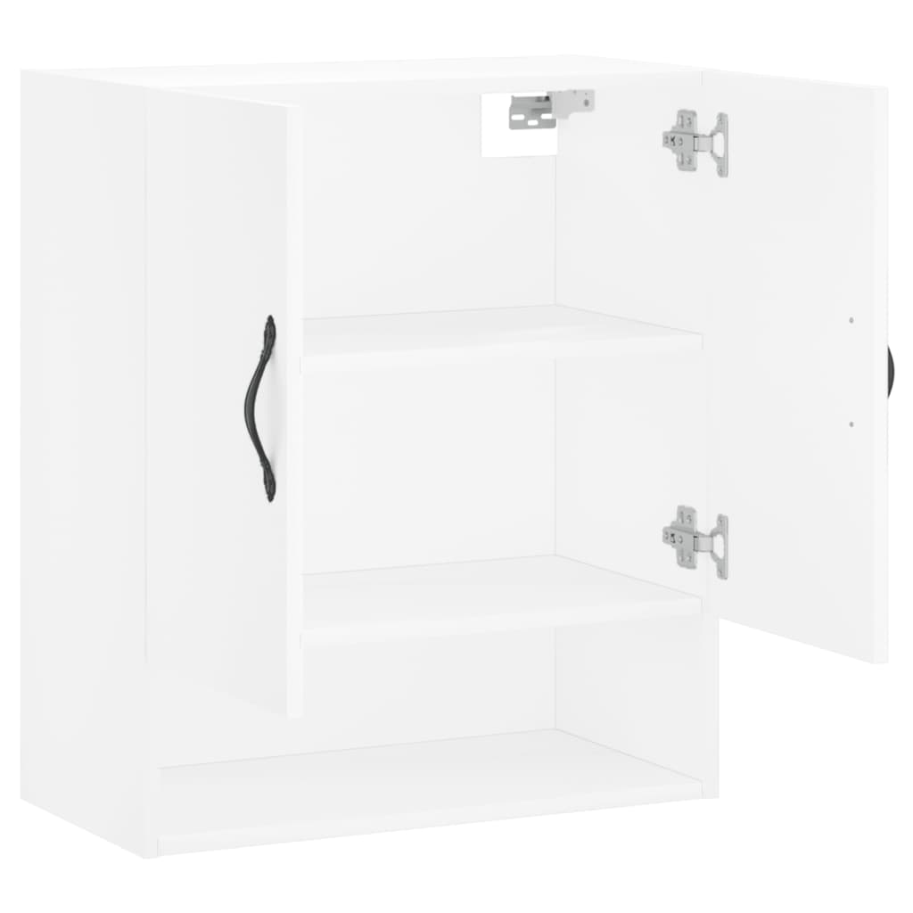 Wandkast 60x31x70 cm bewerkt hout wit is nu te koop bij PeponiXL, paradijselijk wonen!