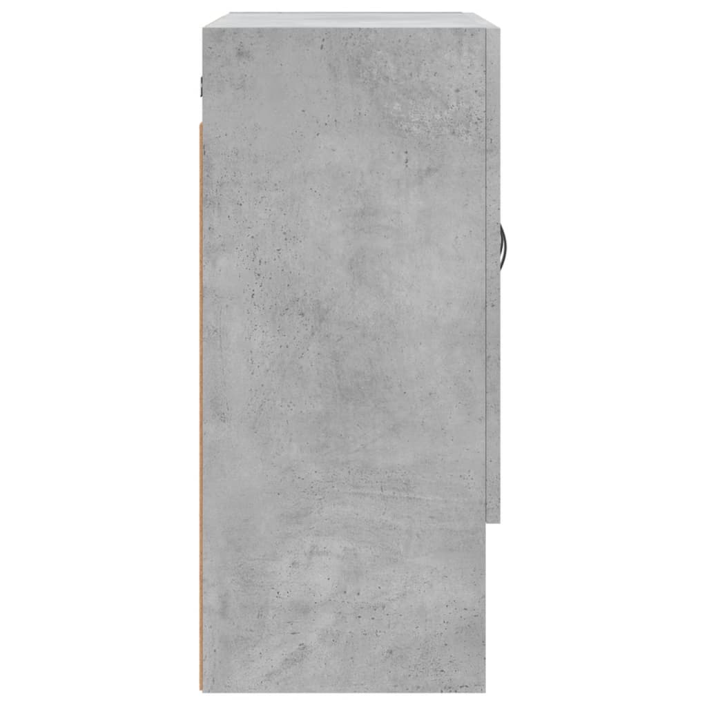 Wandkast 60x31x70 cm bewerkt hout betongrijs is nu te koop bij PeponiXL, paradijselijk wonen!