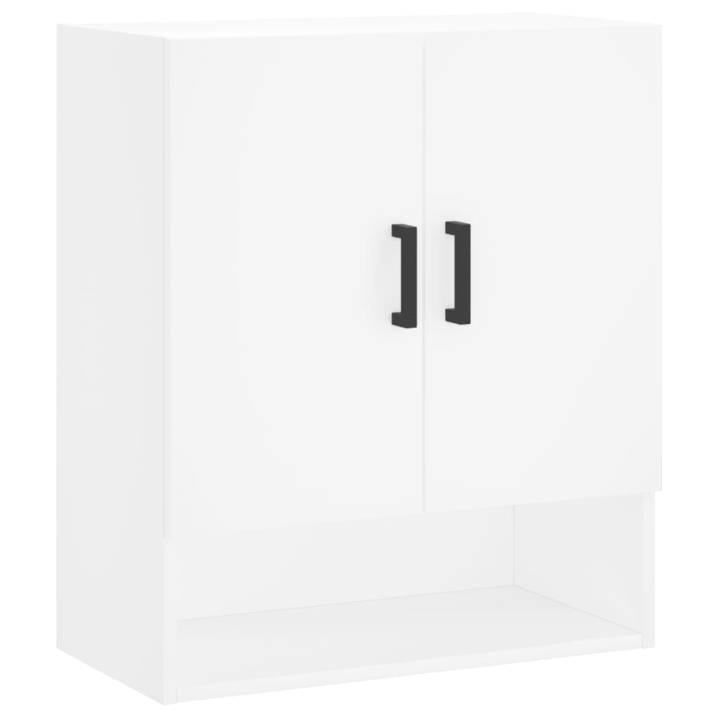 Wandkast 60x31x70 cm bewerkt hout wit is nu te koop bij PeponiXL, paradijselijk wonen!
