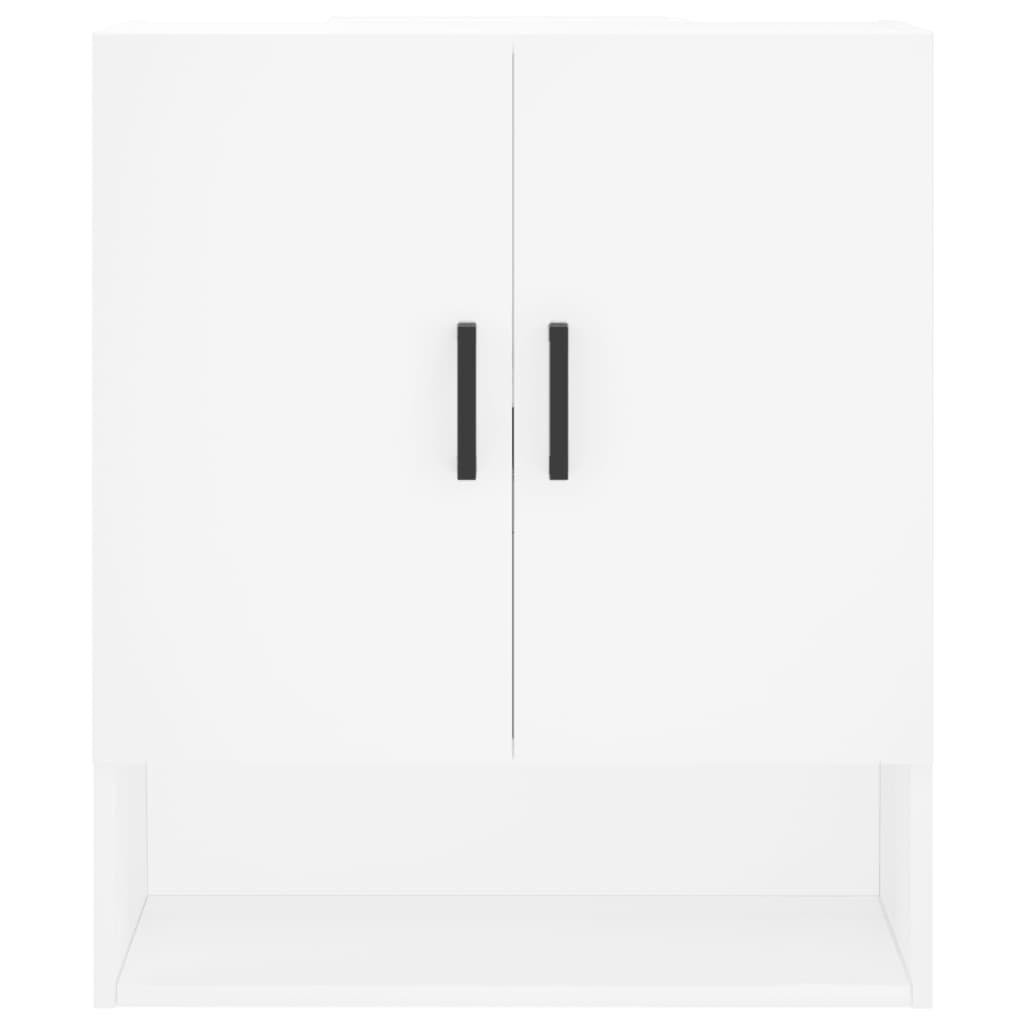 Wandkast 60x31x70 cm bewerkt hout wit is nu te koop bij PeponiXL, paradijselijk wonen!