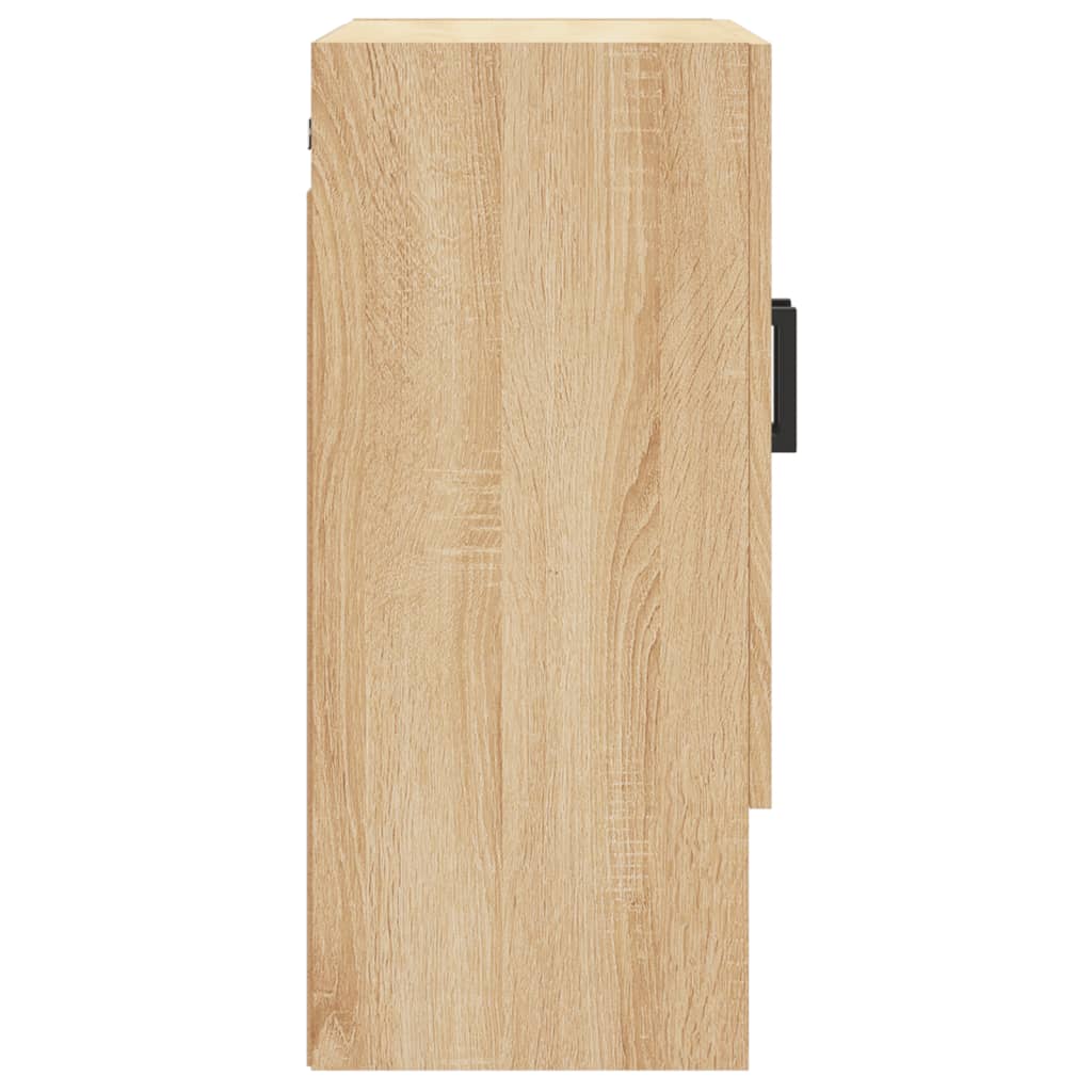 Wandkast 60x31x70 cm bewerkt hout sonoma eikenkleurig is nu te koop bij PeponiXL, paradijselijk wonen!
