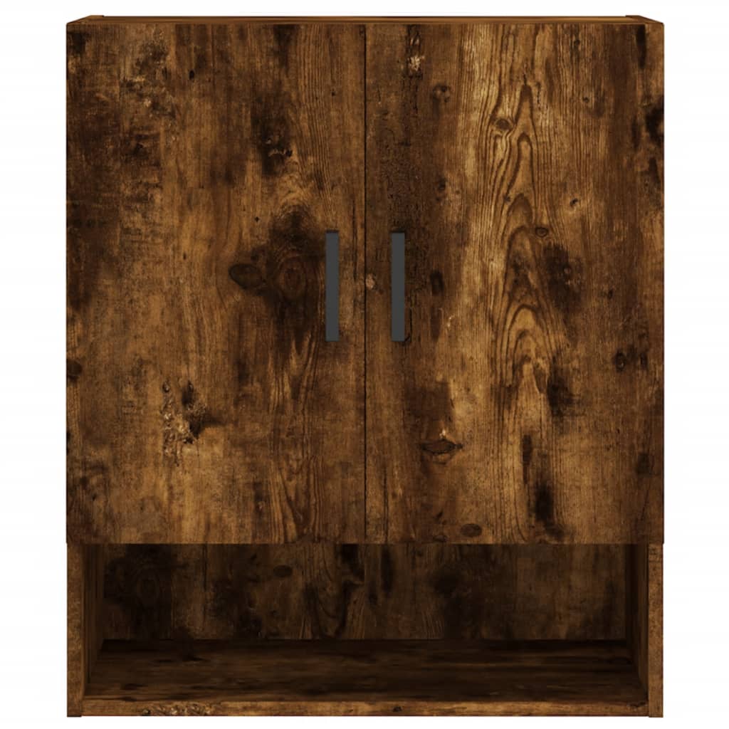Wandkast 60x31x70 cm bewerkt hout gerookt eikenkleurig is nu te koop bij PeponiXL, paradijselijk wonen!