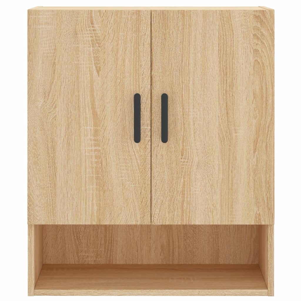 Wandkast 60x31x70 cm bewerkt hout sonoma eikenkleurig is nu te koop bij PeponiXL, paradijselijk wonen!