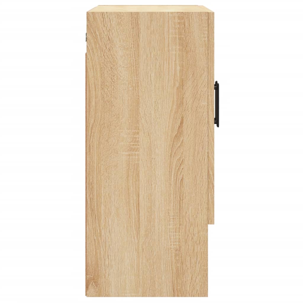 Wandkast 60x31x70 cm bewerkt hout sonoma eikenkleurig is nu te koop bij PeponiXL, paradijselijk wonen!