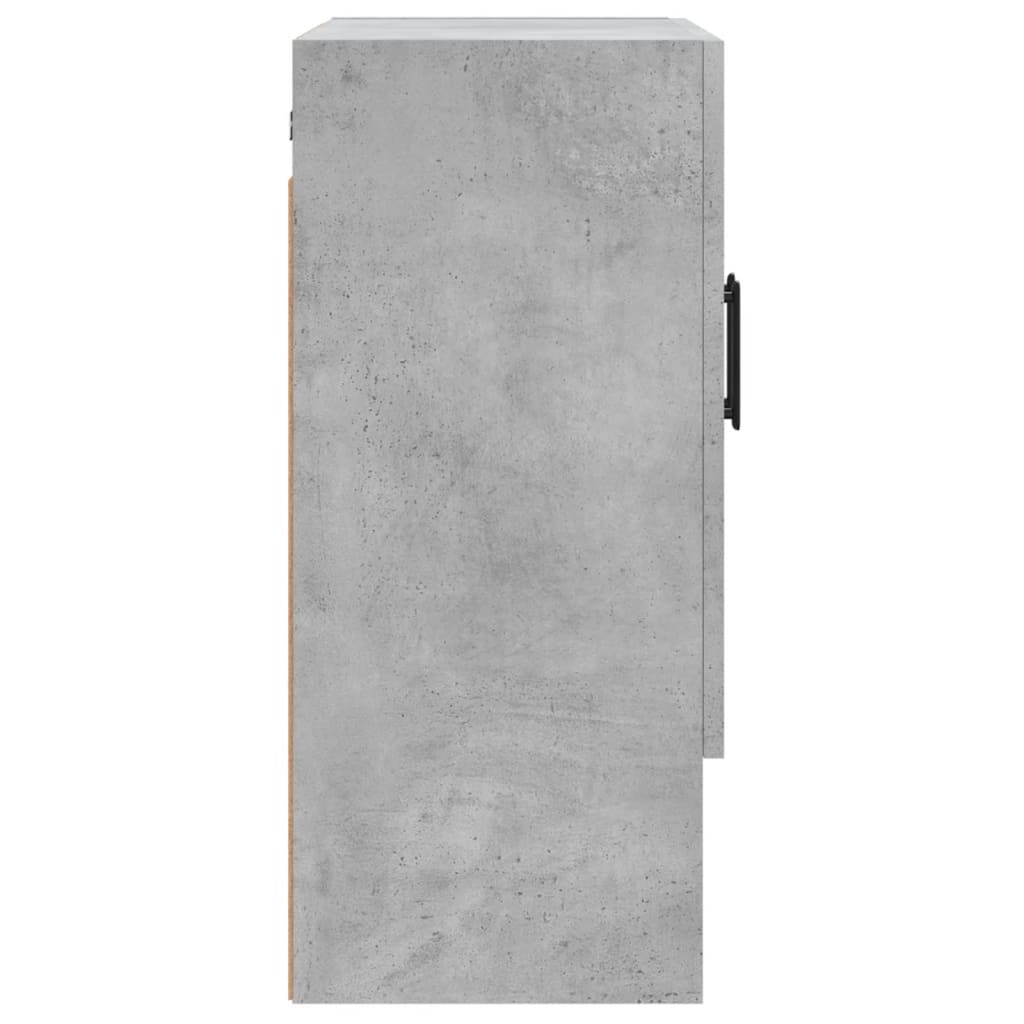 Wandkast 60x31x70 cm bewerkt hout betongrijs is nu te koop bij PeponiXL, paradijselijk wonen!