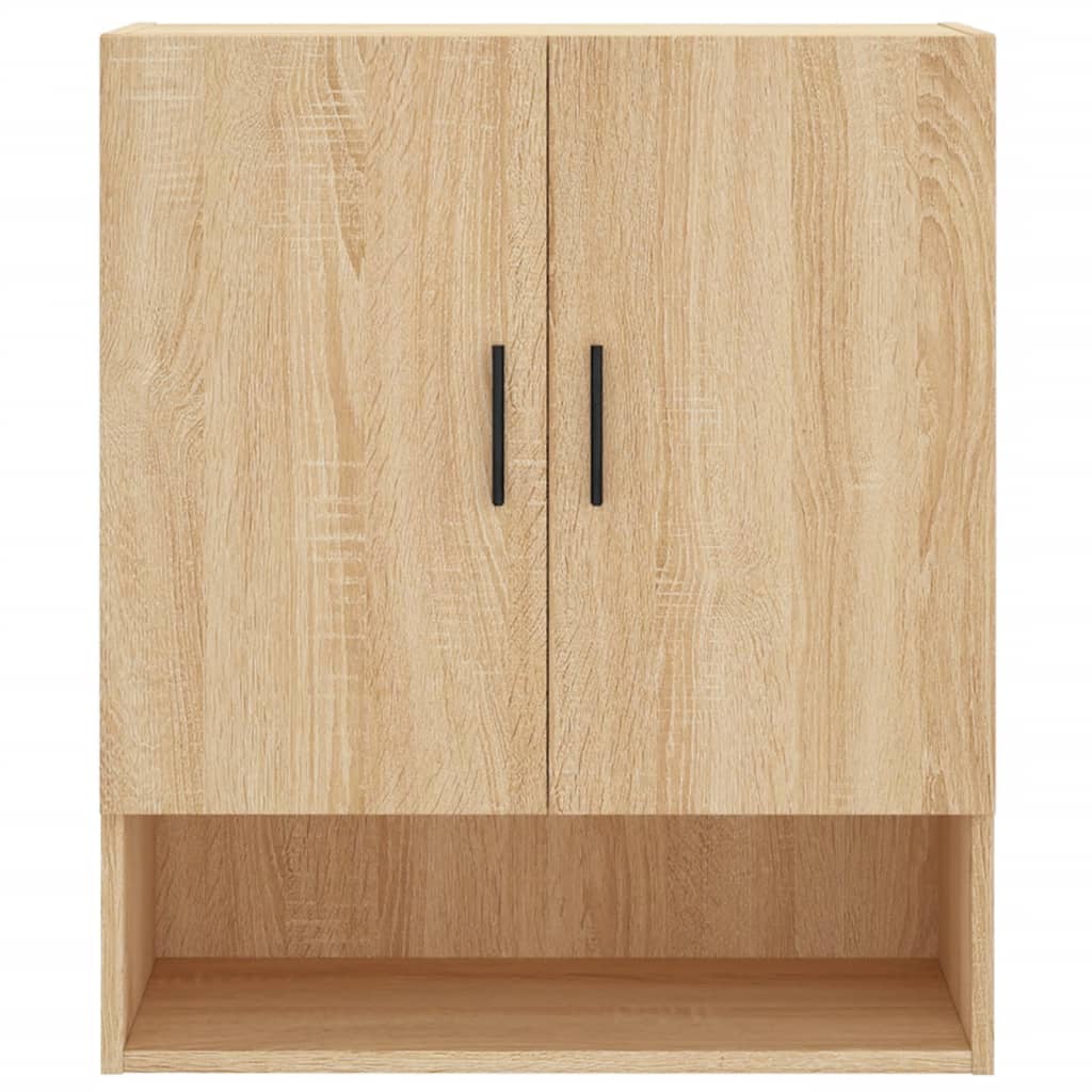 Wandkast 60x31x70 cm bewerkt hout sonoma eikenkleurig is nu te koop bij PeponiXL, paradijselijk wonen!