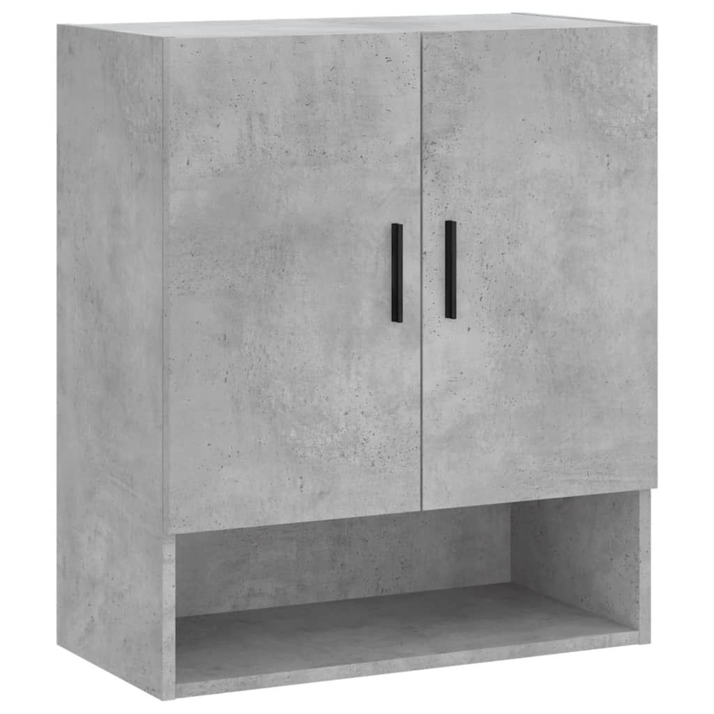 Wandkast 60x31x70 cm bewerkt hout betongrijs is nu te koop bij PeponiXL, paradijselijk wonen!