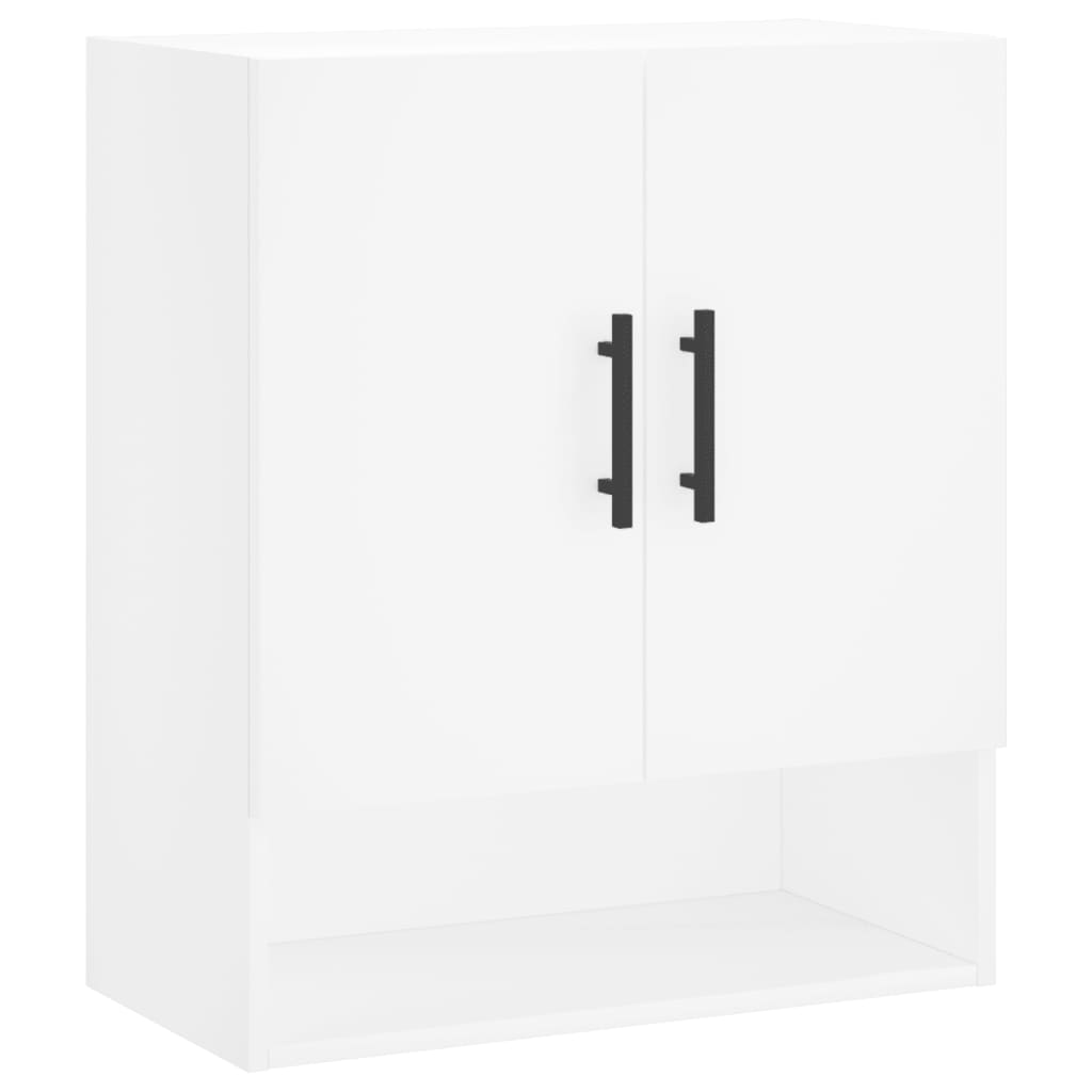 Wandkast 60x31x70 cm bewerkt hout wit is nu te koop bij PeponiXL, paradijselijk wonen!
