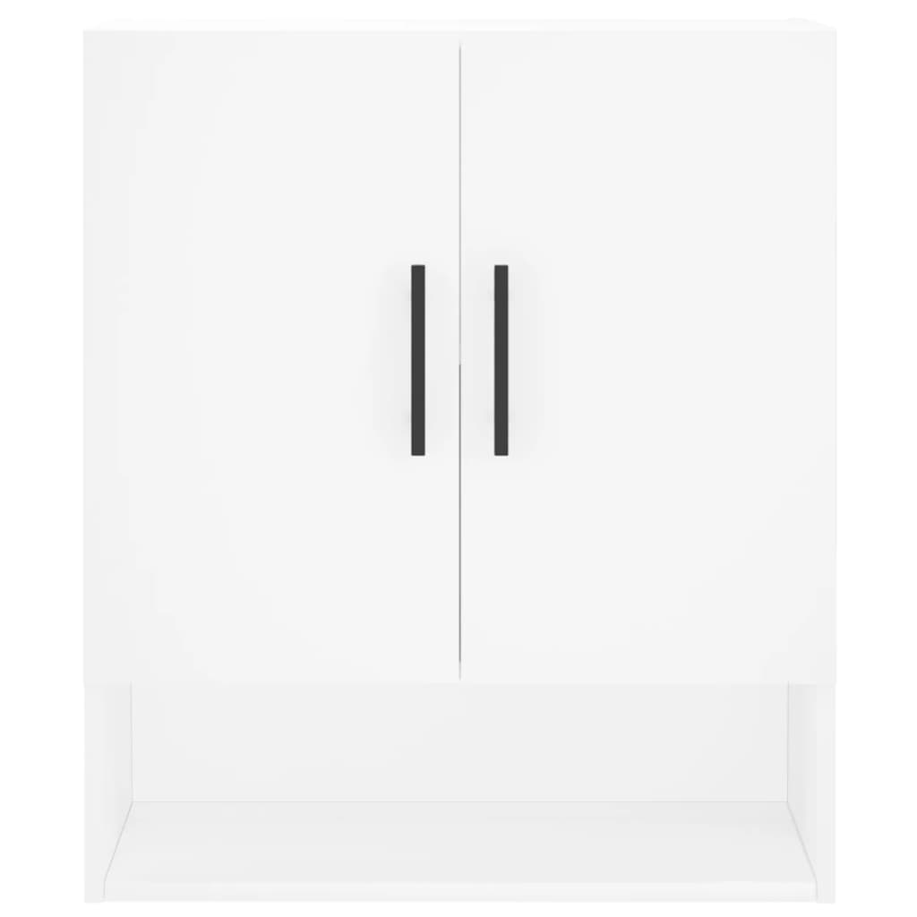 Wandkast 60x31x70 cm bewerkt hout wit is nu te koop bij PeponiXL, paradijselijk wonen!