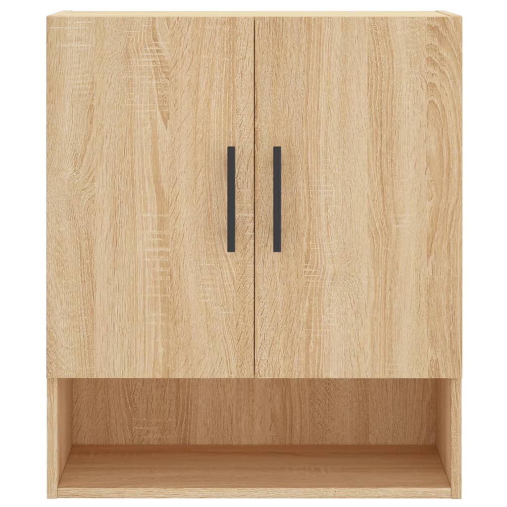 Wandkast 60x31x70 cm bewerkt hout sonoma eikenkleurig is nu te koop bij PeponiXL, paradijselijk wonen!
