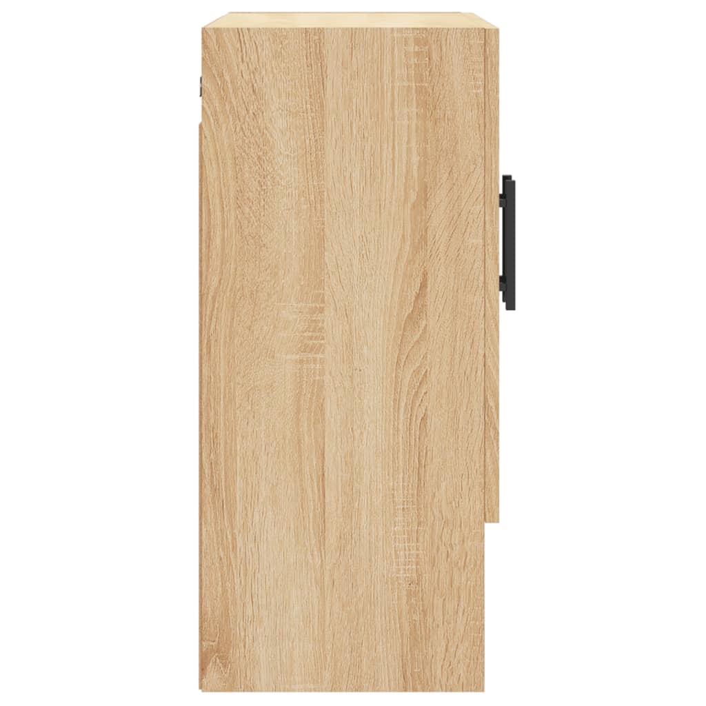 Wandkast 60x31x70 cm bewerkt hout sonoma eikenkleurig is nu te koop bij PeponiXL, paradijselijk wonen!