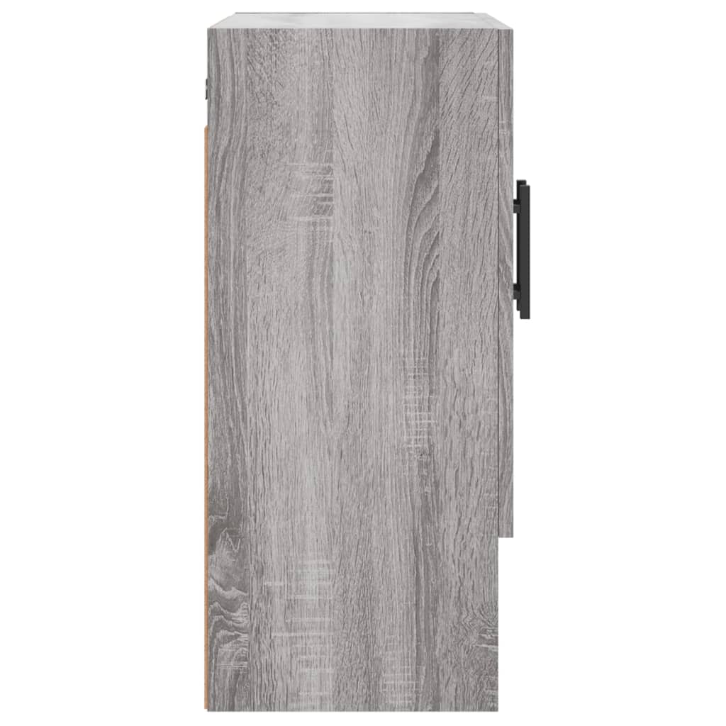Wandkast 60x31x70 cm bewerkt hout grijs sonoma eikenkleurig is nu te koop bij PeponiXL, paradijselijk wonen!