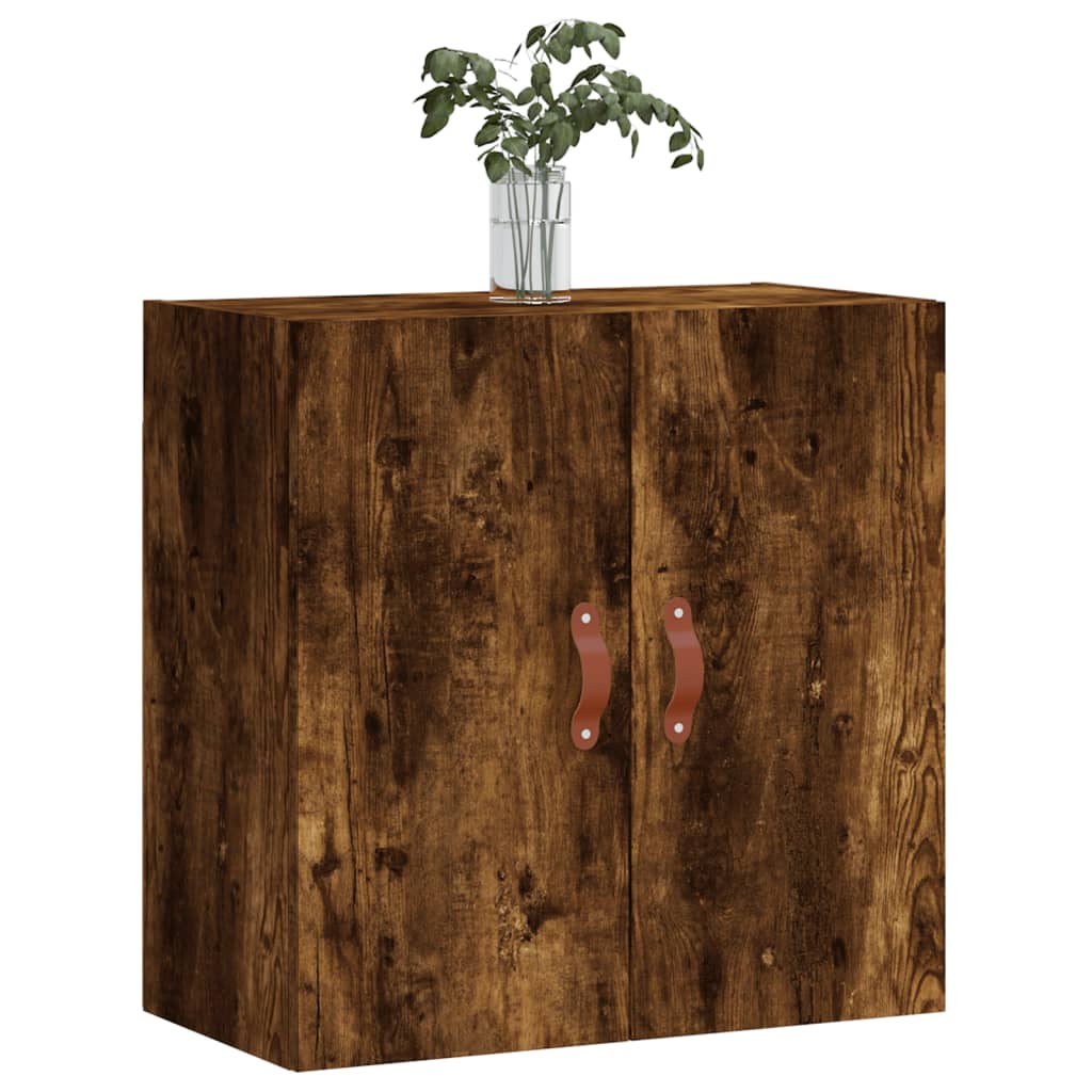 Wandkast 60x31x60 cm bewerkt hout gerookt eikenkleurig is nu te koop bij PeponiXL, paradijselijk wonen!