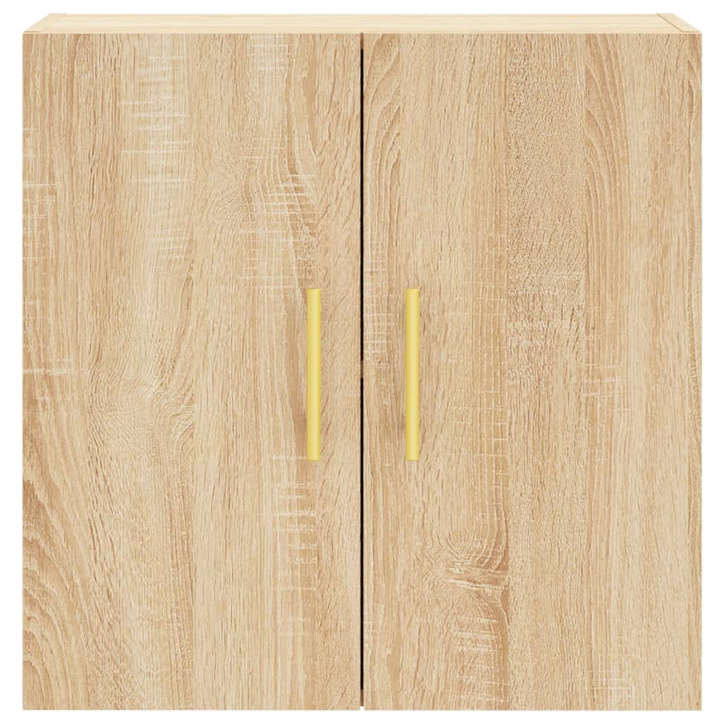 Wandkast 60x31x60 cm bewerkt hout sonoma eikenkleurig is nu te koop bij PeponiXL, paradijselijk wonen!