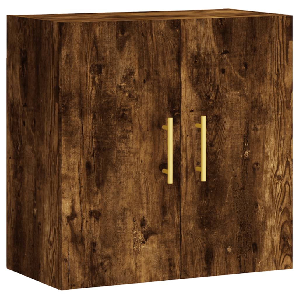 Wandkast 60x31x60 cm bewerkt hout gerookt eikenkleurig is nu te koop bij PeponiXL, paradijselijk wonen!