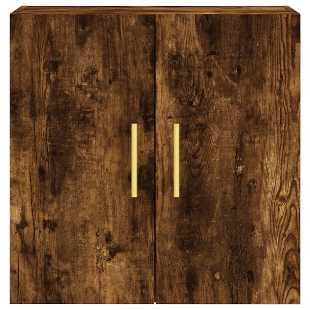 Wandkast 60x31x60 cm bewerkt hout gerookt eikenkleurig is nu te koop bij PeponiXL, paradijselijk wonen!