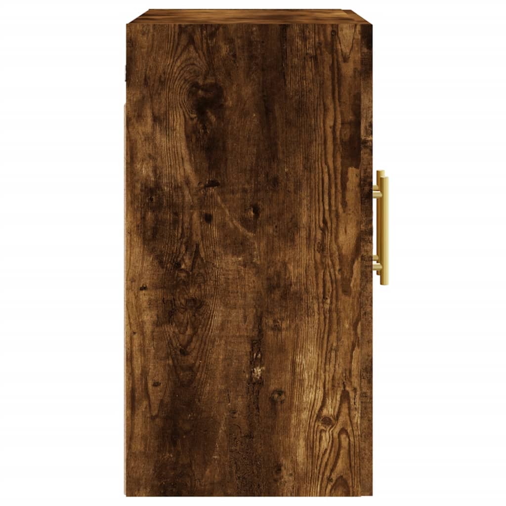 Wandkast 60x31x60 cm bewerkt hout gerookt eikenkleurig is nu te koop bij PeponiXL, paradijselijk wonen!