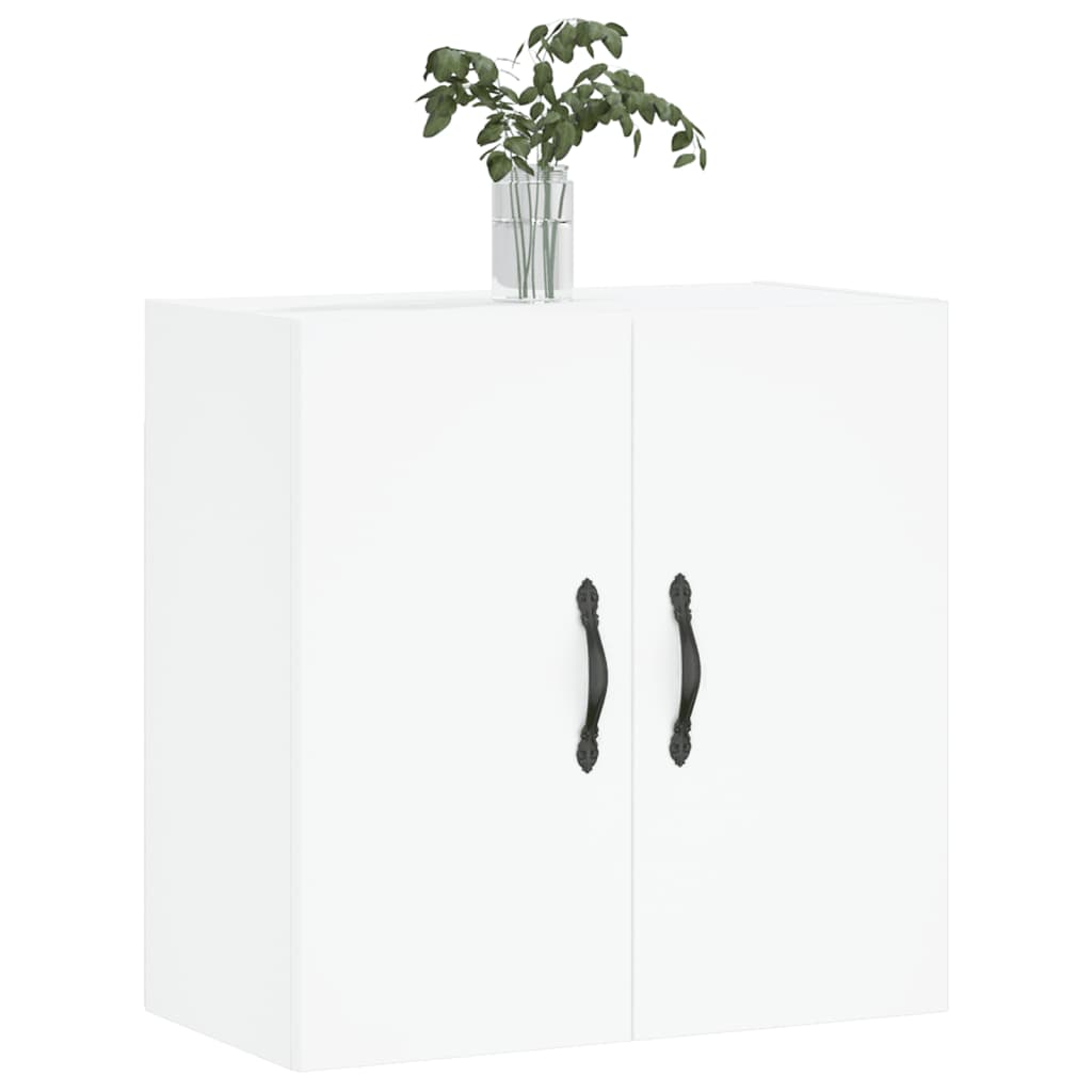 Wandkast 60x31x60 cm bewerkt hout wit is nu te koop bij PeponiXL, paradijselijk wonen!