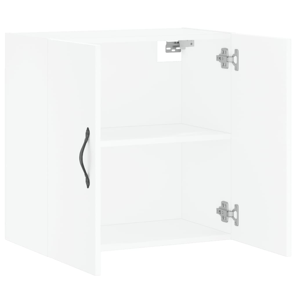 Wandkast 60x31x60 cm bewerkt hout wit is nu te koop bij PeponiXL, paradijselijk wonen!