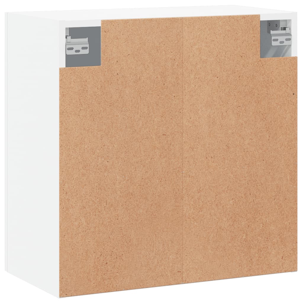 Wandkast 60x31x60 cm bewerkt hout wit is nu te koop bij PeponiXL, paradijselijk wonen!