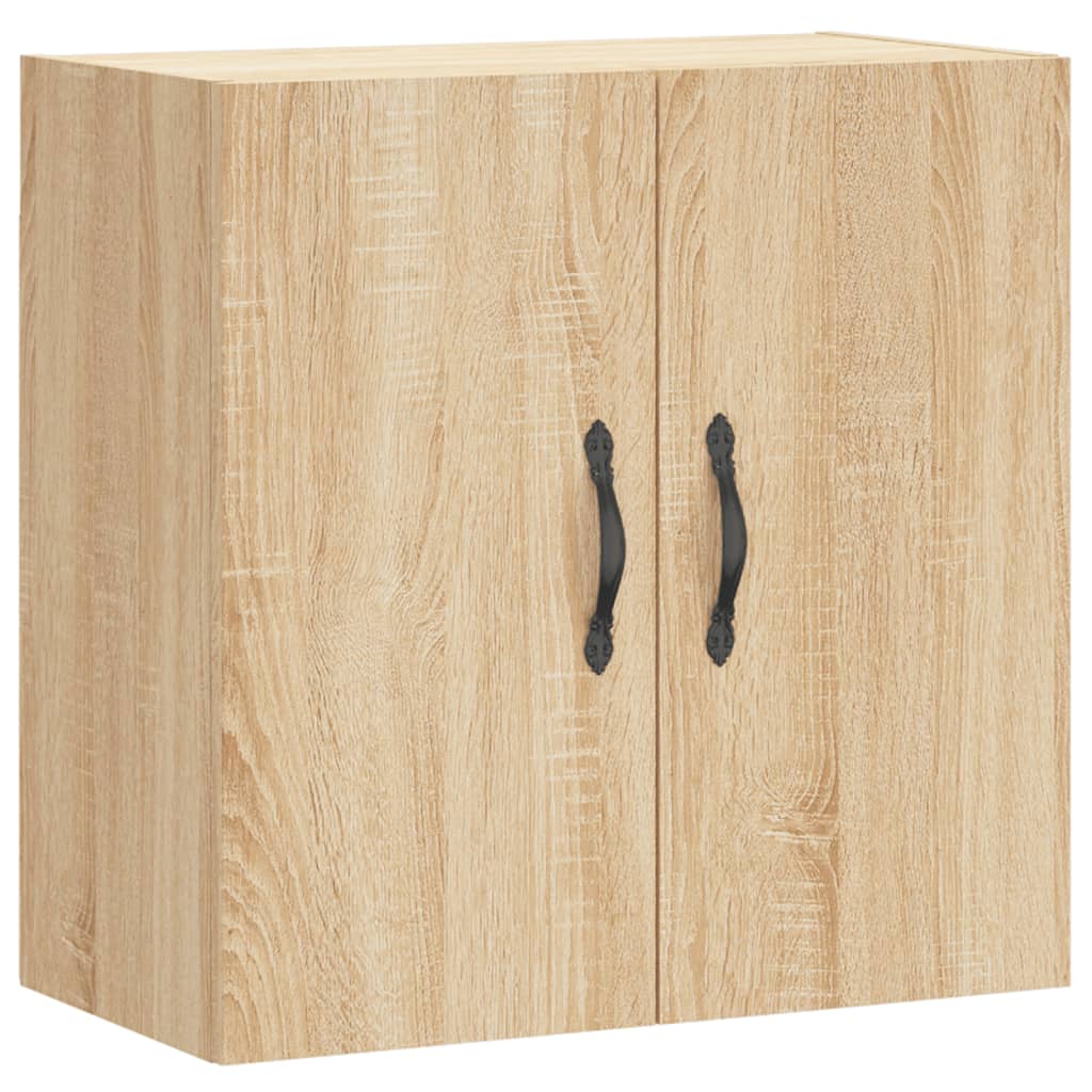 Wandkast 60x31x60 cm bewerkt hout sonoma eikenkleurig is nu te koop bij PeponiXL, paradijselijk wonen!