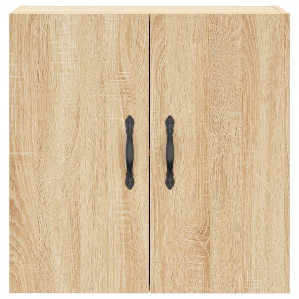 Wandkast 60x31x60 cm bewerkt hout sonoma eikenkleurig is nu te koop bij PeponiXL, paradijselijk wonen!