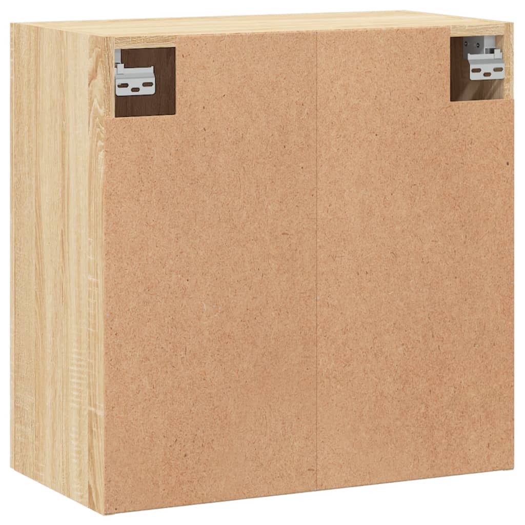 Wandkast 60x31x60 cm bewerkt hout sonoma eikenkleurig is nu te koop bij PeponiXL, paradijselijk wonen!