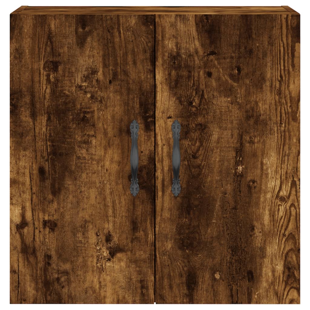 Wandkast 60x31x60 cm bewerkt hout gerookt eikenkleurig is nu te koop bij PeponiXL, paradijselijk wonen!