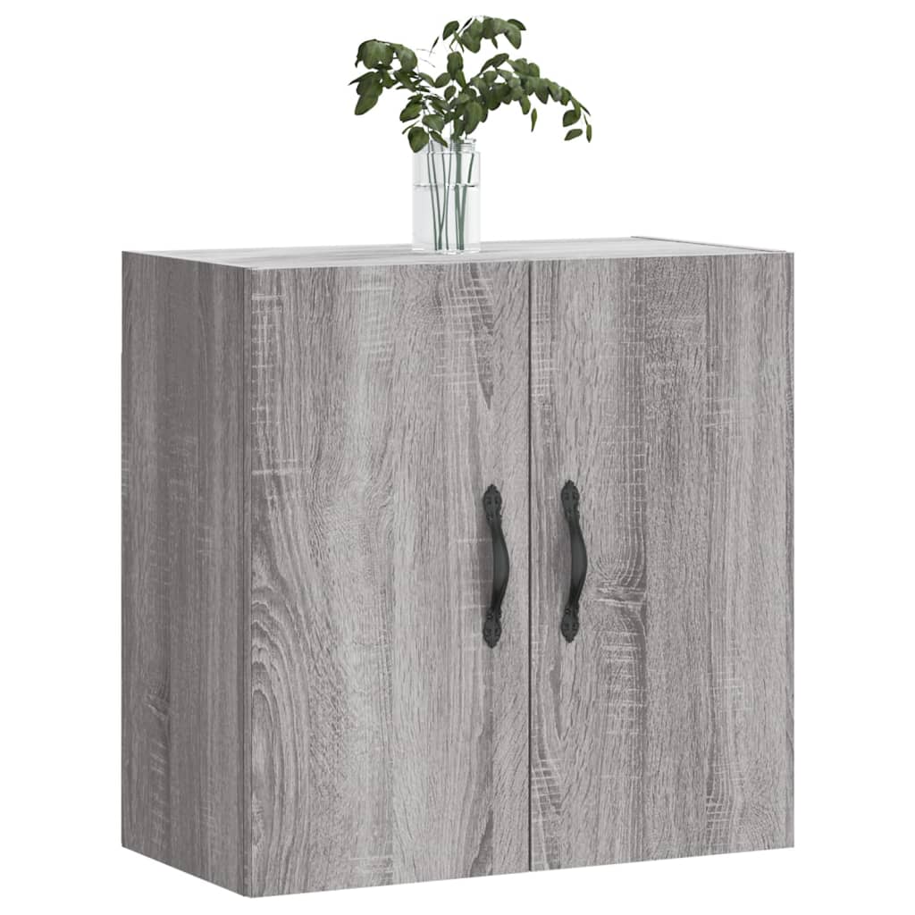 Wandkast 60x31x60 cm bewerkt hout grijs sonoma eikenkleurig is nu te koop bij PeponiXL, paradijselijk wonen!